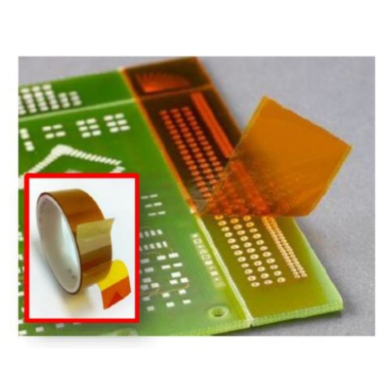 3M Non Silicon, Acrylic High Temperature Masking Tape supply by Gennex Semiconductor